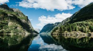Fjord in Norwegen