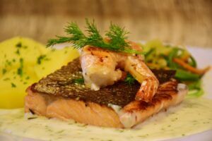 Lachs mit Garnele